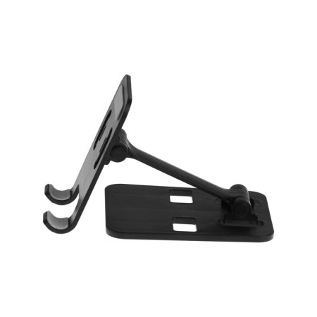 Luazon phone stand, folding, adjustable, rubber inserts, black-3