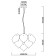 Suspended chandelier Arte Lamp Palmer A5695SP-5WH, E27, 5x60 W, 55x55x40 cm, white