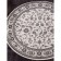 Round Merinos Valencia Deluxe, size 150x150 cm, color Cream-Brown
