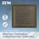 Ventilation grate Zein Lux RM2525Z, 250 x 250 mm, with a grid, metal, gold