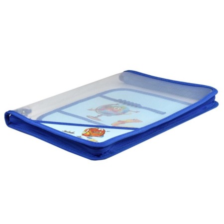 Labor folder A4, 328 x 228 x 25 mm, lightning around, folding bar, plastic, Phoenix "Globe"-3