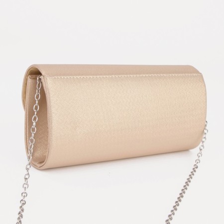 Magneta bag, long chain, beige color-1
