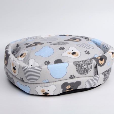 Lyncost Lowcost STM-30, 40 x 40 x 12, Poplin, "Bears"-1
