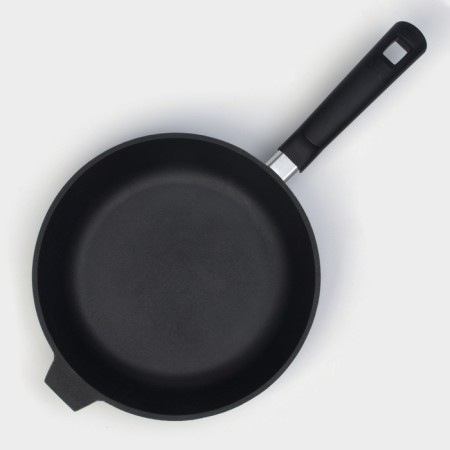 Slim cast cast iron magma, d = 26 cm, h = 6 cm, plastic handle-1
