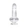 Realistic phallimitator A-Toys By Toyfa Cryst, TPE, Transparent, 15 cm