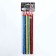Candle fountain, 4 pcs, 25 cm, color flame 50 sec