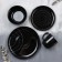 Ceramic "Ornament" mug, 450 ml, black color