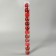 Set of balls plastic D-4 cm, 12 pcs "Melody" crack, red