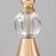 Martha table lamp E27 40W Black-gold 22x22x40 cm Risalux