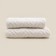 Trure -colored towel SL Home: Geometry "Blanc de Blanc" 50x90 cm, 83% cotton, 17% linen, 500 g/m2
