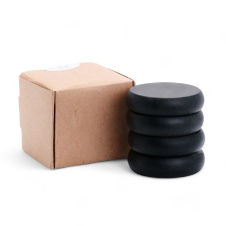 A set of massage stones from basalt, 4 pcs, 7 cm-4