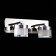 Wall lamp ST LUCE. SL1600.101.02. 2x5 W, LED, 4000K, 680 LM, 30x8.5 cm, chromium color