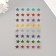 Sticker of plastic "Star Palette" 20x9 cm
