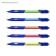 Ballpoint handle Erichkrause Ergoline Kids Ultra Glide, first-grader, ergonomic holder, Soft-Touch case, node 0.7 mm, blue, mix, blister