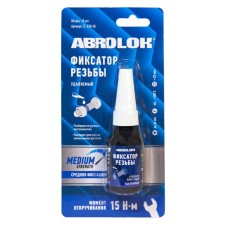 ABRO MASTERS thread fixer, blue, removed, 10 ml