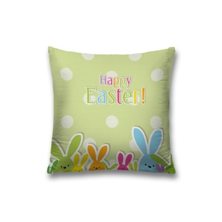 Decorative pillowcase "Color Congratulation with Easter", on a zipper, size 45x45 cm