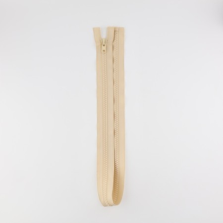 Lightning "Tractor", No. 8, connective, locking machine, 80 cm, ivory color-2
