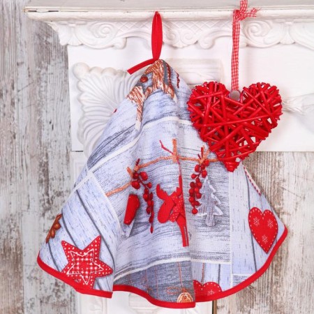 Domovita towel Round Miracles 70x70 cm, Rogozhka, 170g/M2, HL100%,