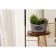 Kashpo wicker share "Lucius", 25.5 × 15.5 × 15.5 cm, basket, gray color