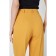 Women's trousers with an ELISEEVA Olesya section, size 44, yellow color