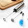 Capuchicuric with brush for mugs, stainless steel