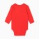New Year. Bodi with a long sleeve of crumb I am Reindee, height 74-80, red