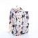 School backpack from textiles on a zipper, 3 pockets, pencil case, color colorful color