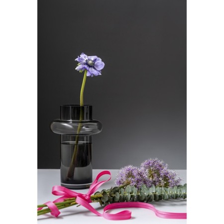 Bergenson Bjorn Vayr flower vase, 26 cm, gray color-1
