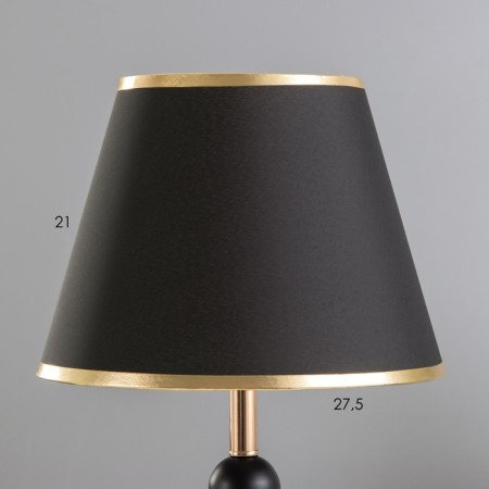 Highway lamp E27 40W black and gold 25x25x42.5 cm Risalux-2