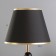 Highway lamp E27 40W black and gold 25x25x42.5 cm Risalux