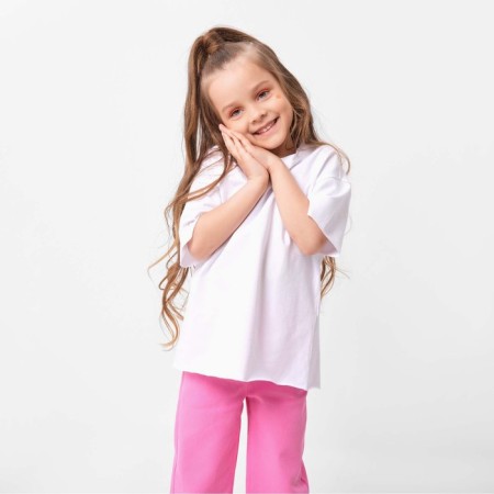 T -shirt Children's KAFTAN "BASIC Line", p. 28 (86-92 cm), white-3
