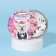 Pocket mirror "Corgi", d = 7 cm, multi -colored