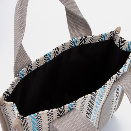 Bag-touut without fastening, gray color-2