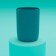 A set of accessories for the Trinity bathroom, 6 items (soap dish, soap dispenser, two glasses, ruff, bucket), blue color