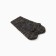 Mittens double manual embroidery, color black, river 18