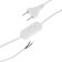 Luazon Lighting Eco, 1.7 m, SHVVP 2x0.5 mm2, with a passage switch, white