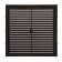Ventilation grate "Cosmetic" luxury L194KR, 194x194mm, with a grid, indescribable, brown