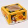 New Year. Box for 4 cupcake with the Window "New Year's Post", 16 x 16 x 10 cm, packaging
