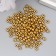 Glass beads 6/0 "metallic. Gold" 10 g