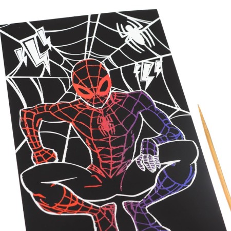 Engraving with a rainbow base, 10*15 cm "Spider-Man"-1