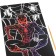 Engraving with a rainbow base, 10*15 cm "Spider-Man"