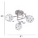Bell chandelier 3x40W E27 Chrome Model: 2612356