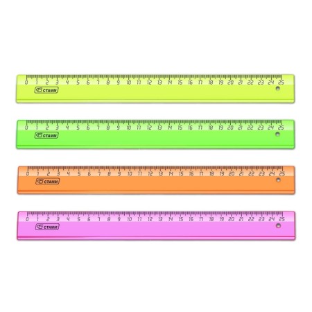 Line 25 cm Istanm, fluorid, transparent, mix