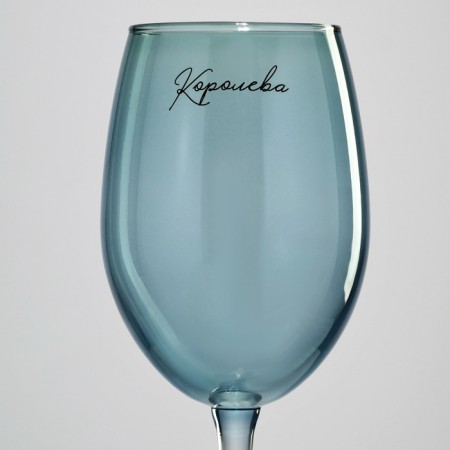 Glass for the wine "Queen", 360 ml, blue-2