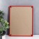 Photo frame plastic L-3 15x21 cm red (plastic screen)
