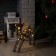LED figure "Olenenok" 37 × 44 × 14 cm, metal, batteries AAAX3 (not complete), glow warm white