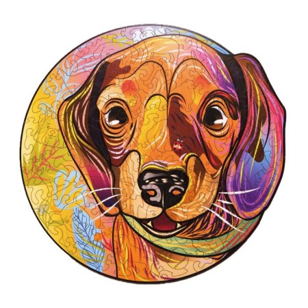 Wooden puzzle "Charlie puppy", 23 × 24 cm