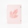 Button business card, 20 cards, pink color