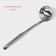 Stainless steel linen with the separator of the fat fat, 8.5 cm, silver color