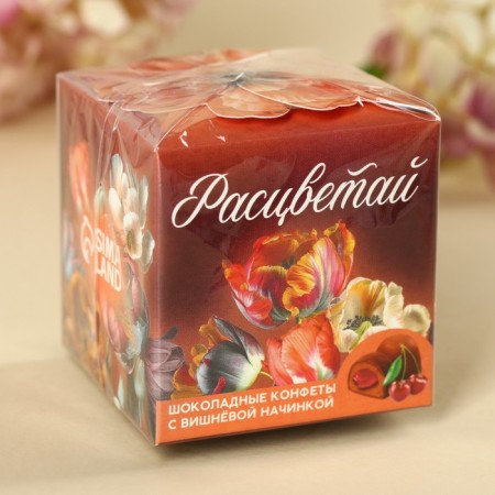 Chocolate sweets "Bloom", taste: Cherry, 60 g.-4
